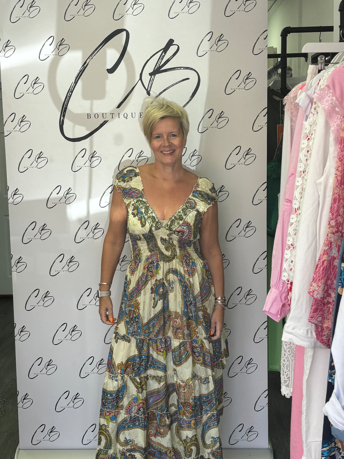 Josie Cream Gypsy Dress