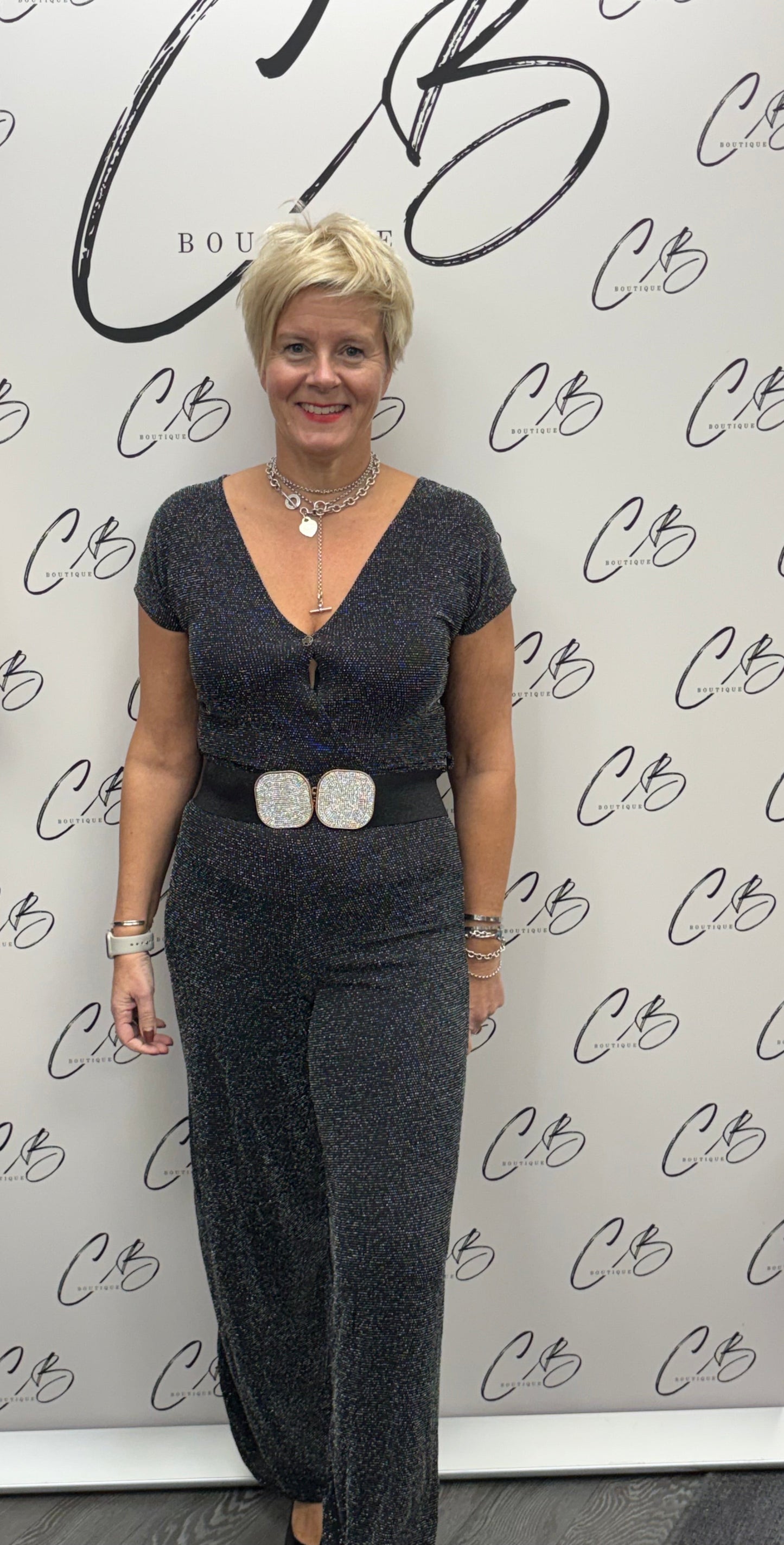 Black Sparkle jumpsuit