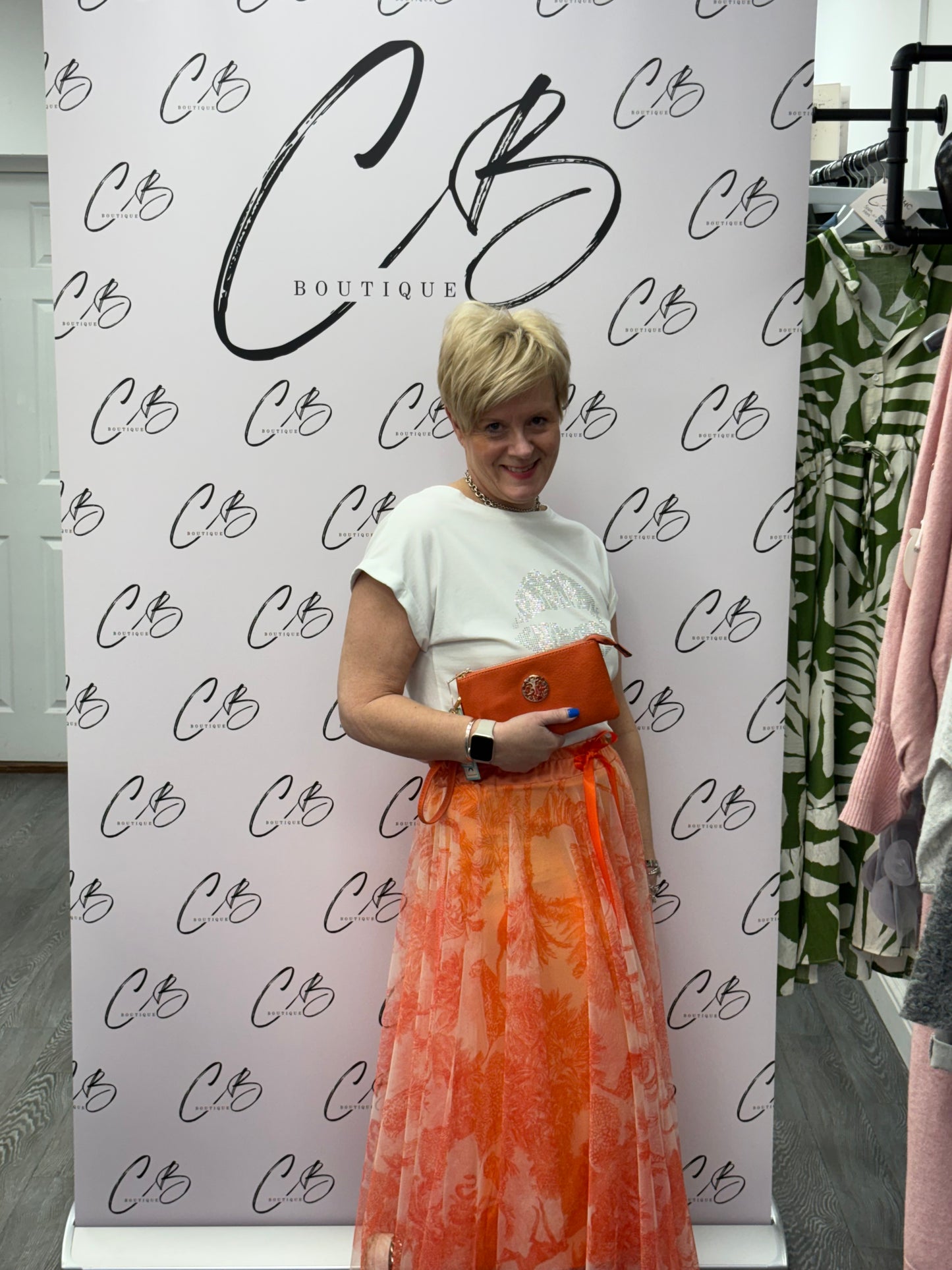 Billi Orange Tulle Skirt