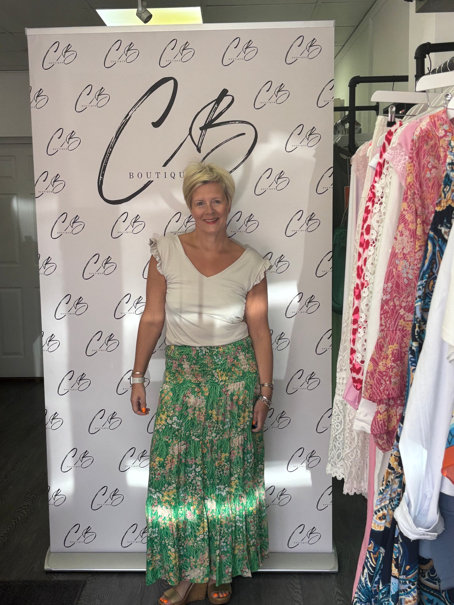 Green Amara Skirt