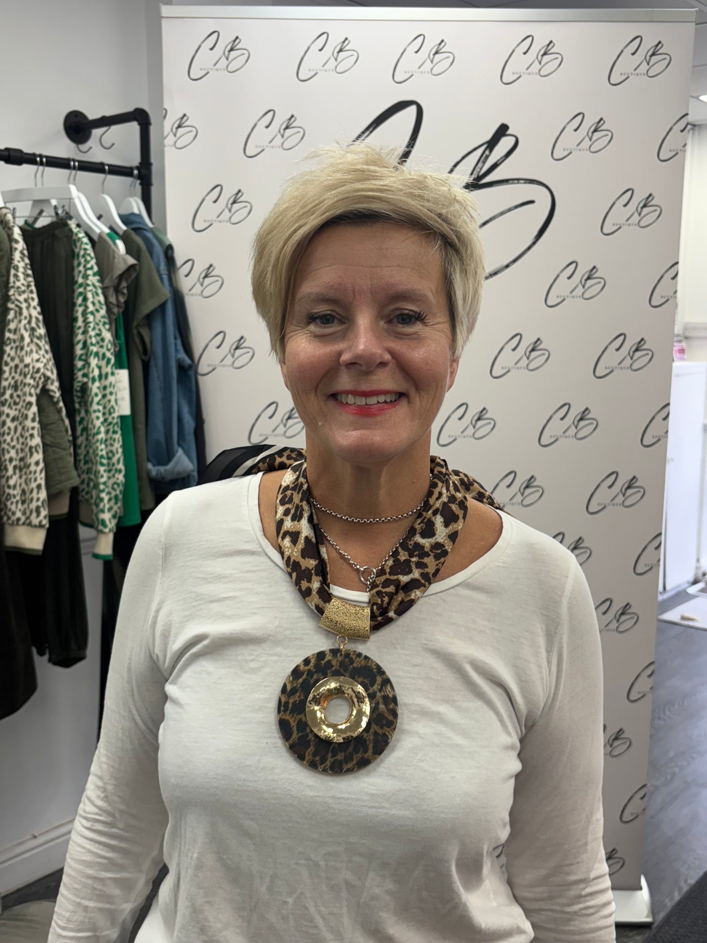 Leopard Tie necklace