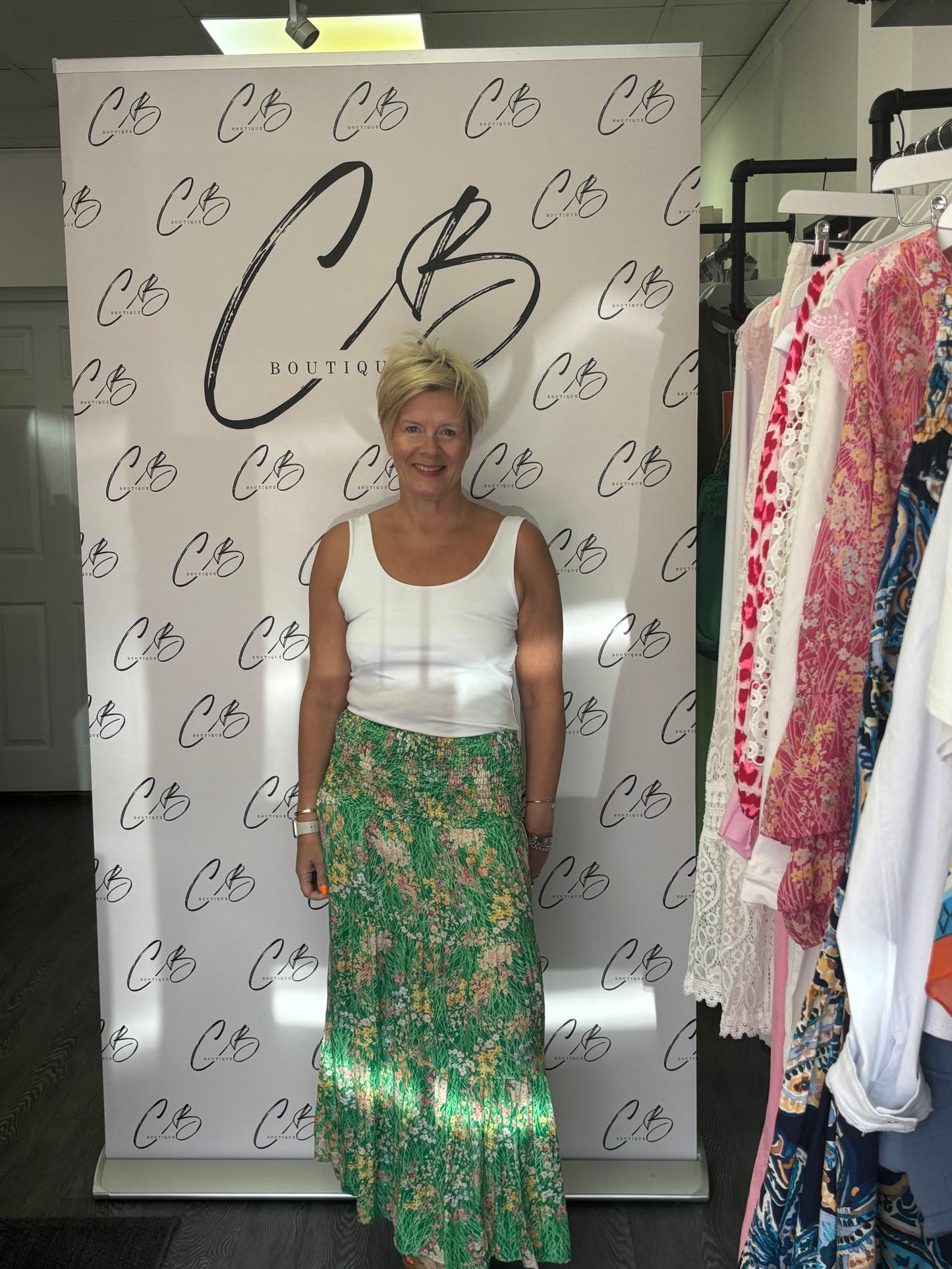 Green Amara Skirt