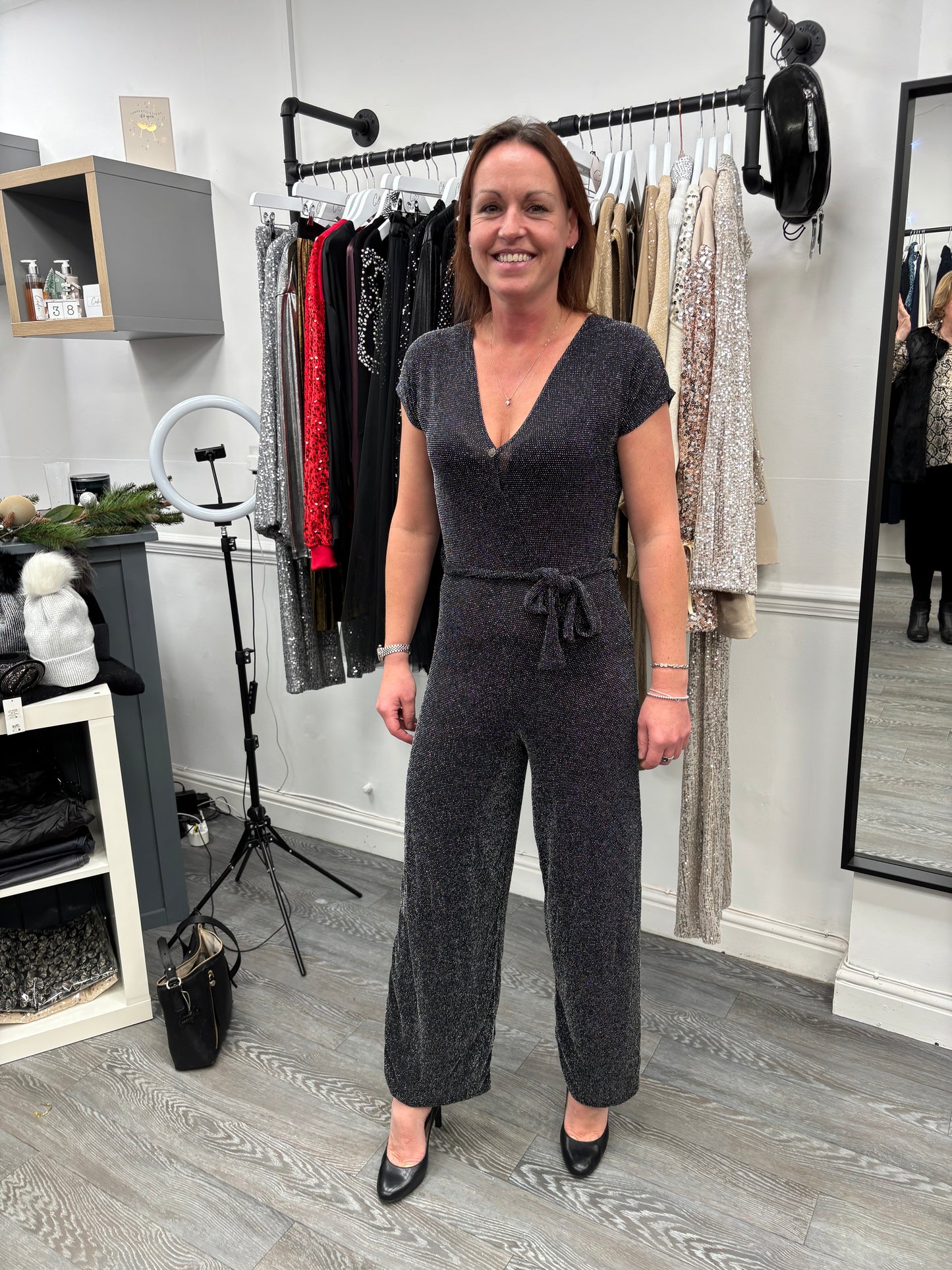 Black Sparkle jumpsuit