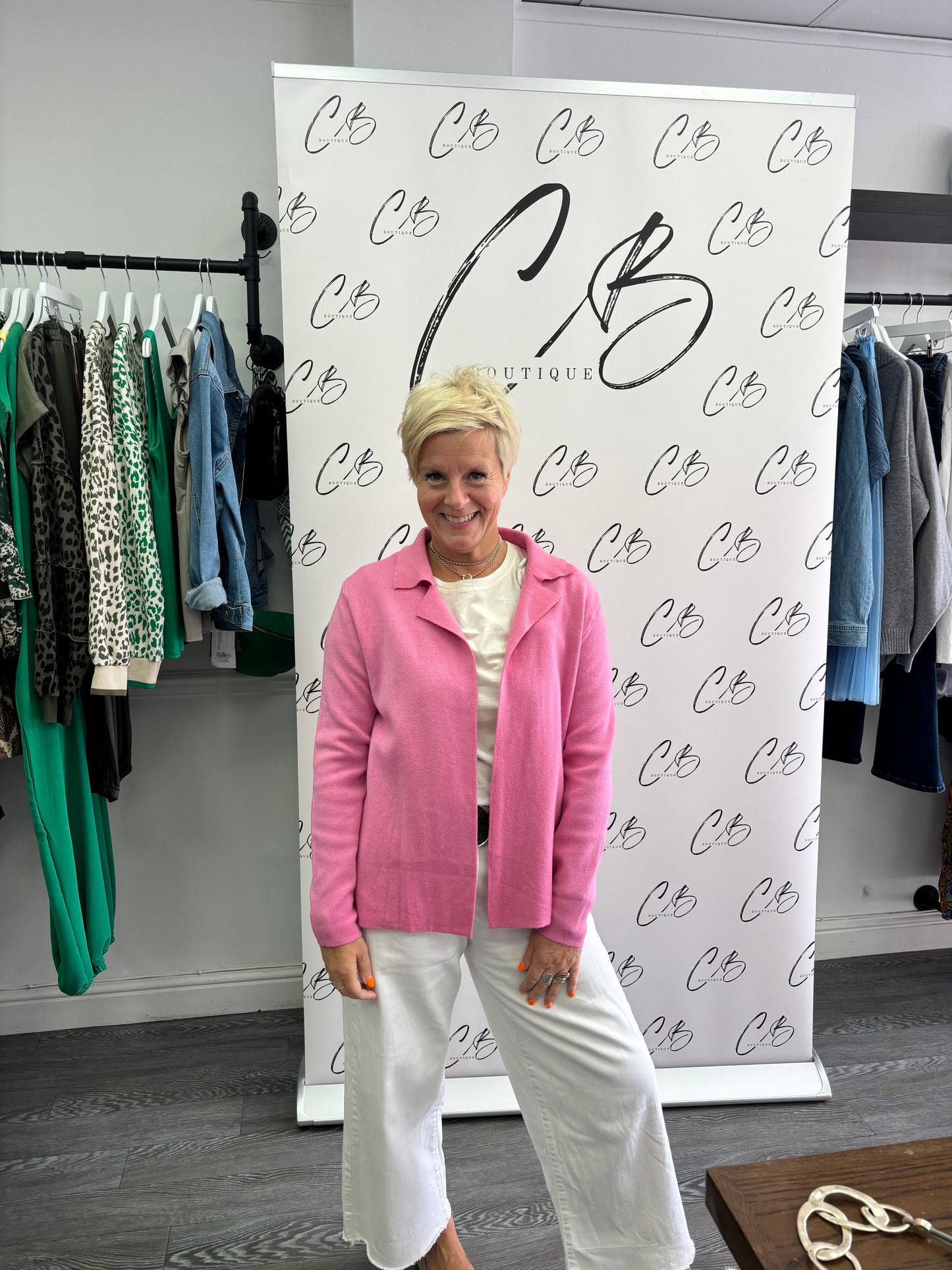 Erin Pink cardigan
