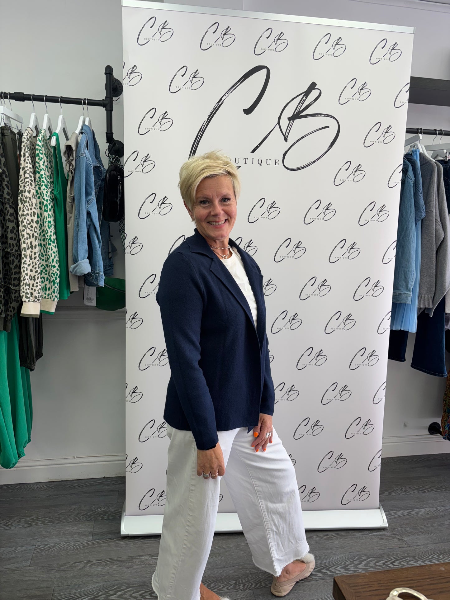 Erin Navy cardigan