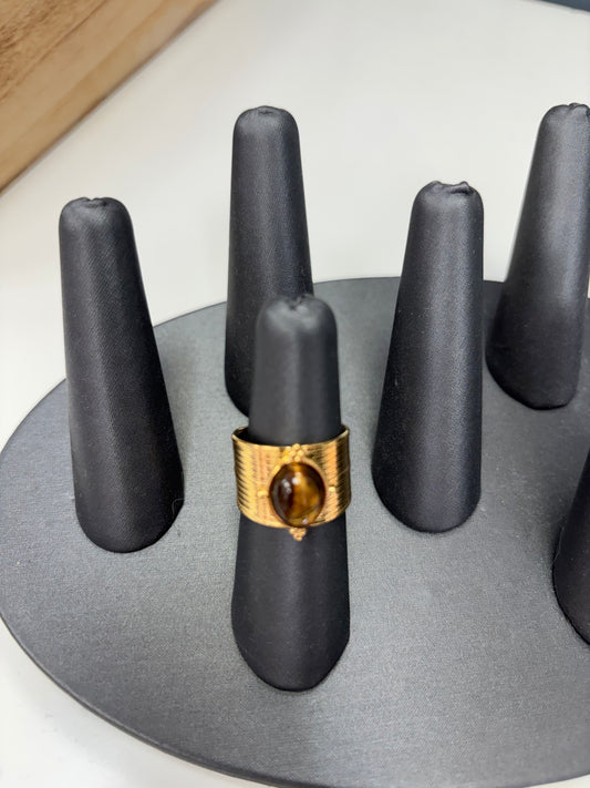 Gold Tiger Ring