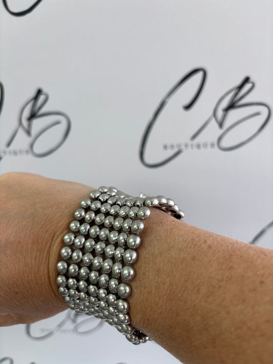 Chain silver bracelet