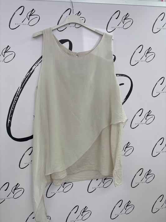 Grace top champagne