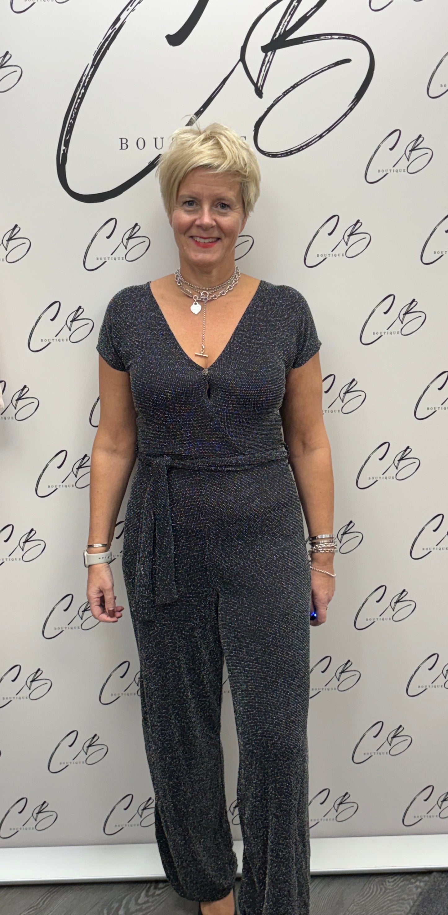 Black Sparkle jumpsuit