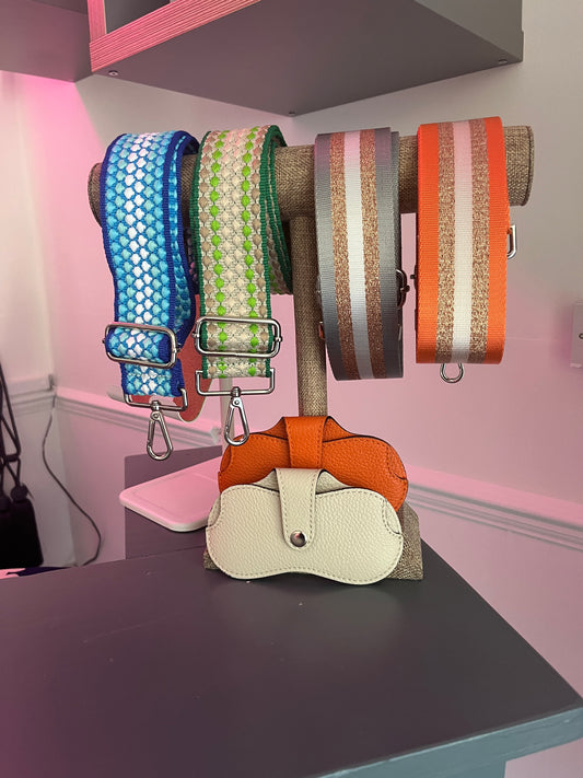 Sun Glasses leather case - Cream