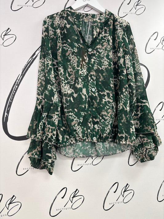 Jill Green  blouse