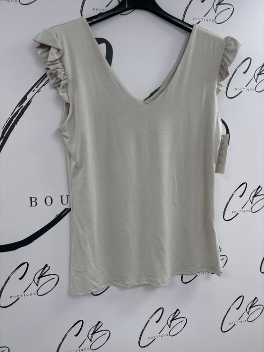 Zara T shirt - stone