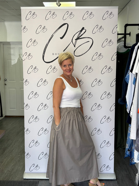 Barbara Skirt - taupe