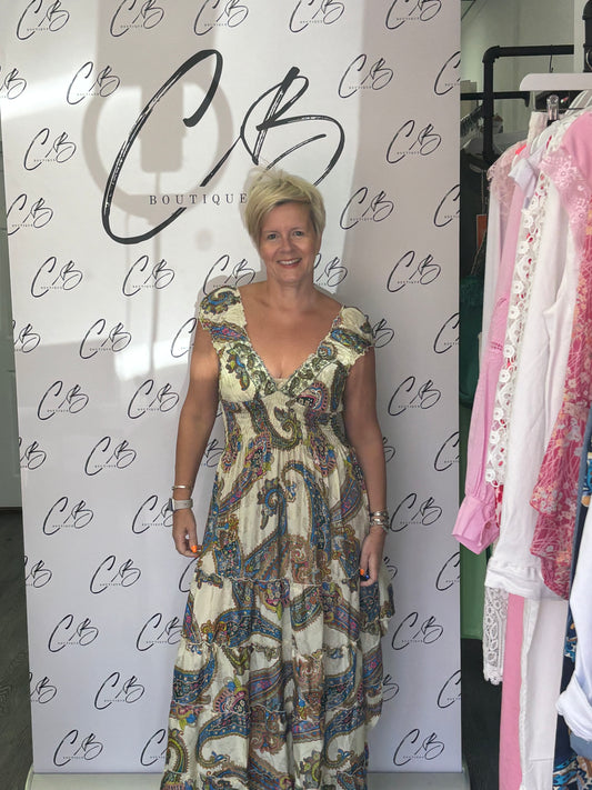 Josie Cream Gypsy Dress