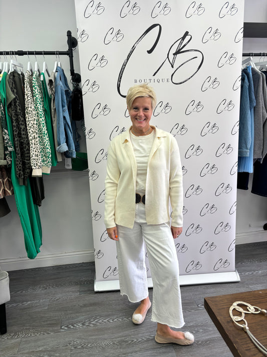 Erin Cream cardigan