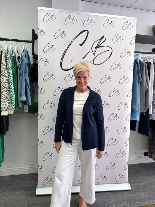 Erin Navy cardigan