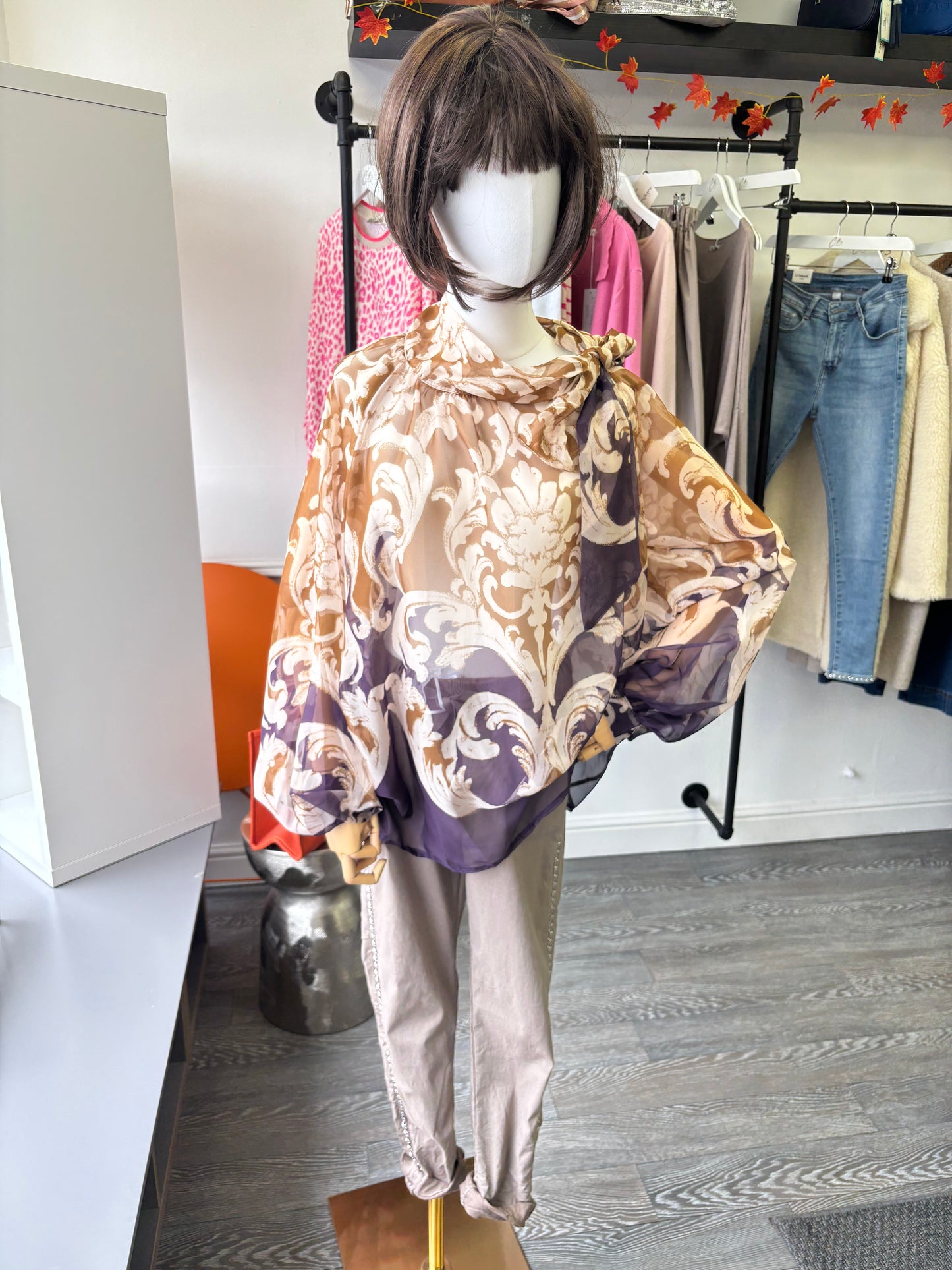 Dana Print blouse