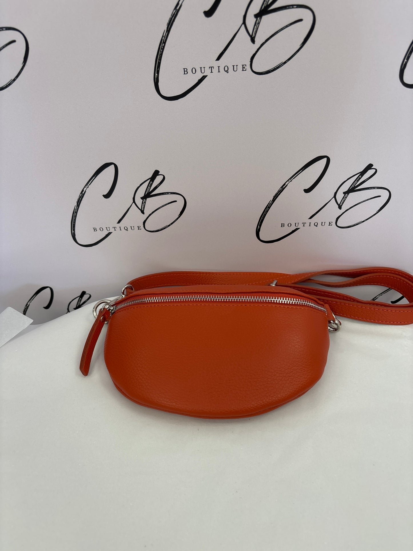Orange sling Handbag
