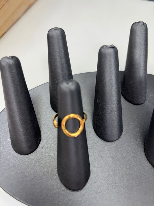 Gold Circle Ring