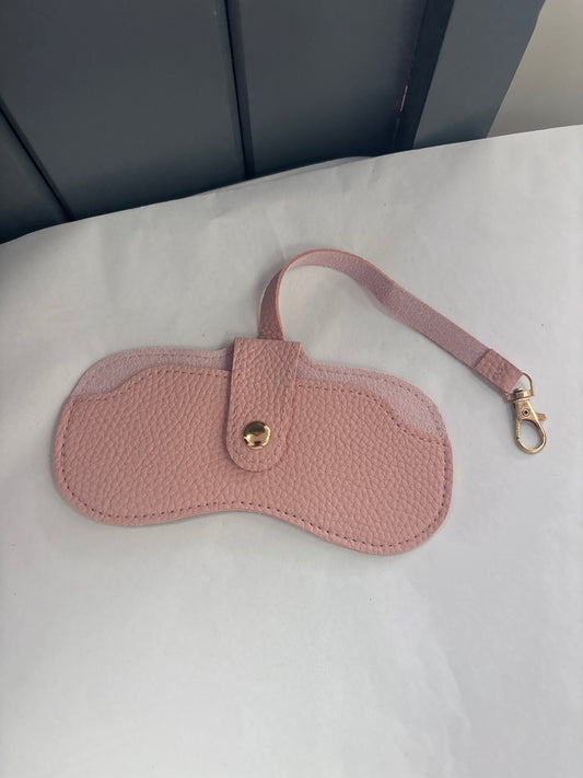Sun Glasses leather case - Pink