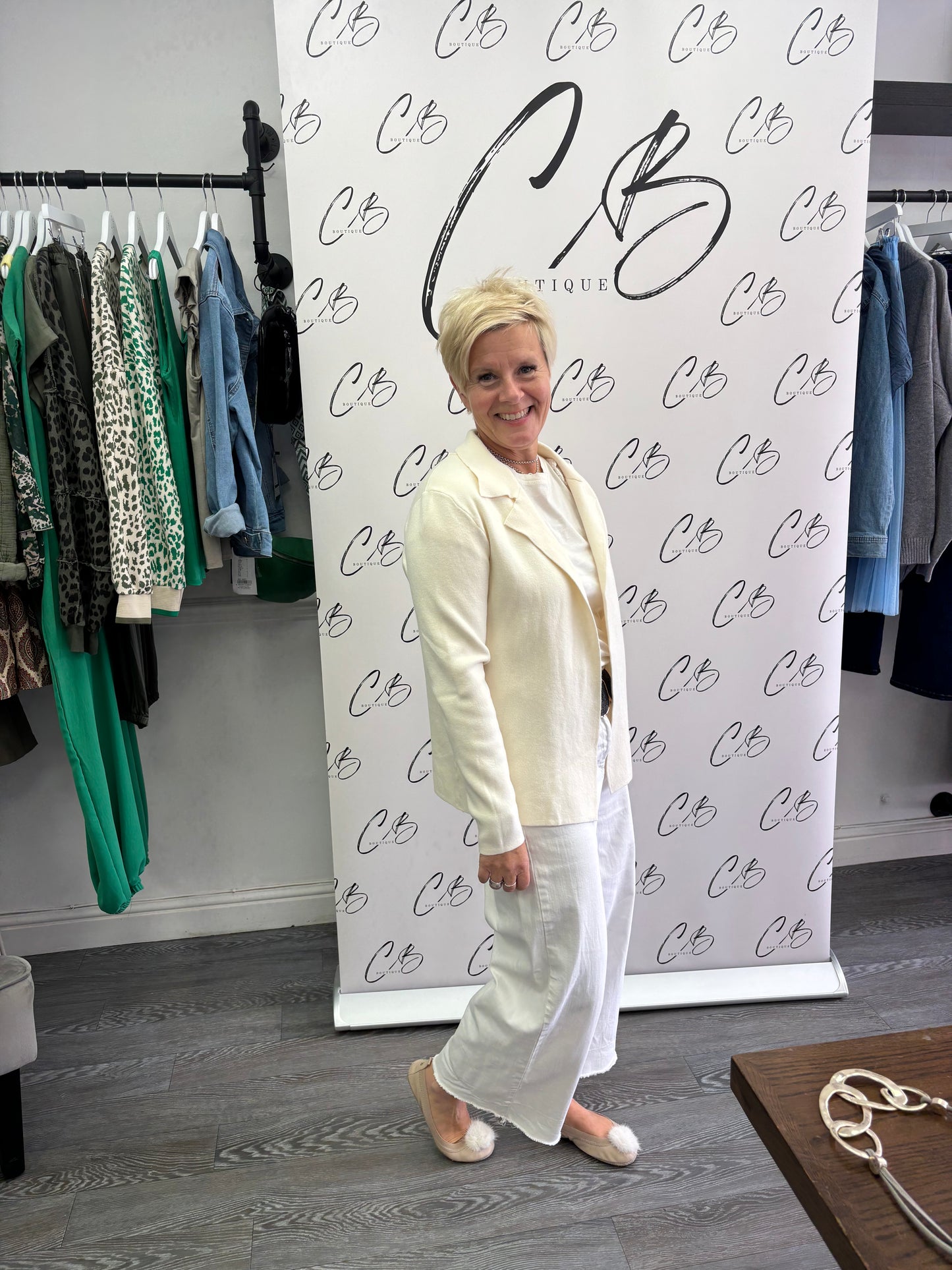 Erin Cream cardigan