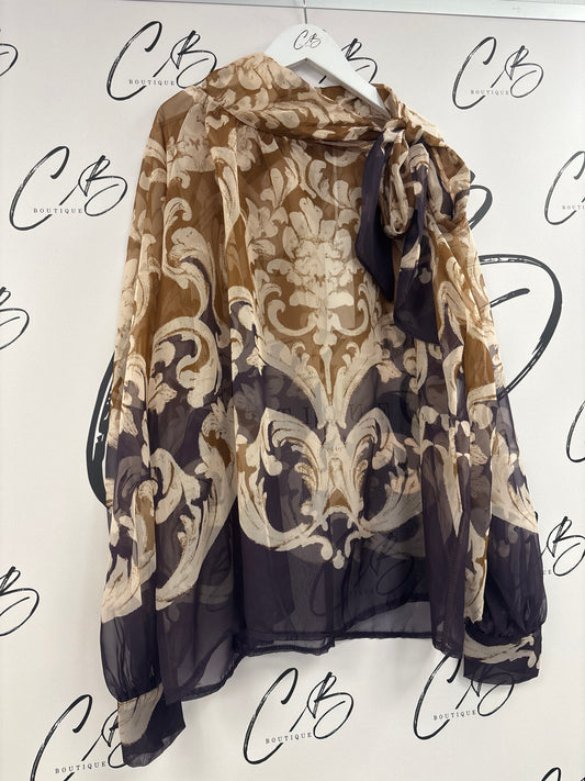 Dana Print blouse
