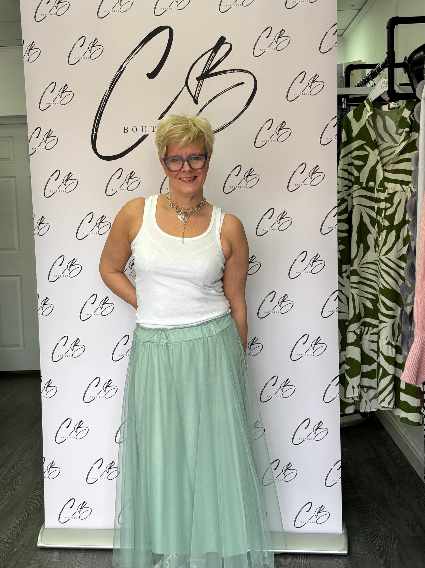 Tulle skirt - Mint