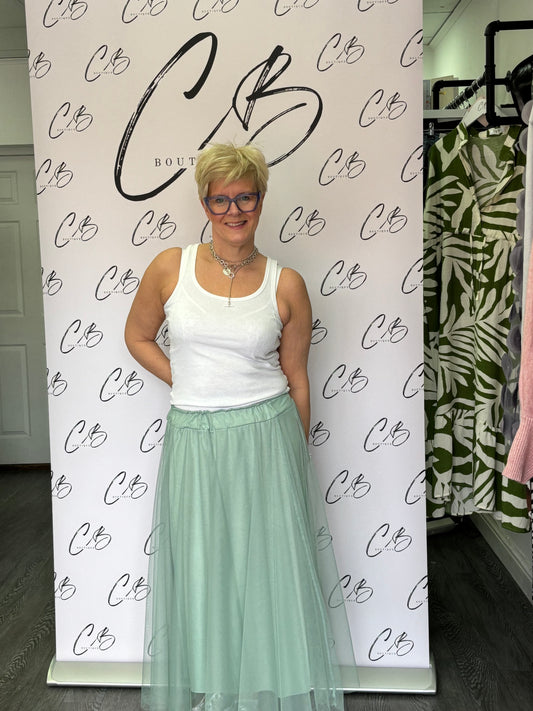 Tulle skirt - Mint