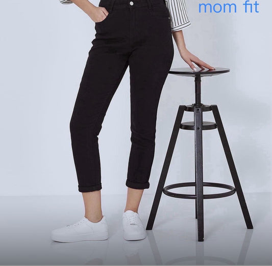 Mom Jeans - black