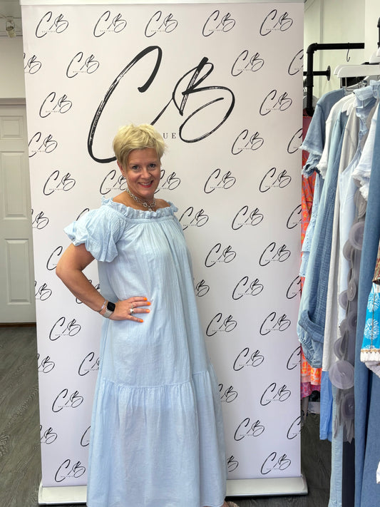 Daisy pale blue dress
