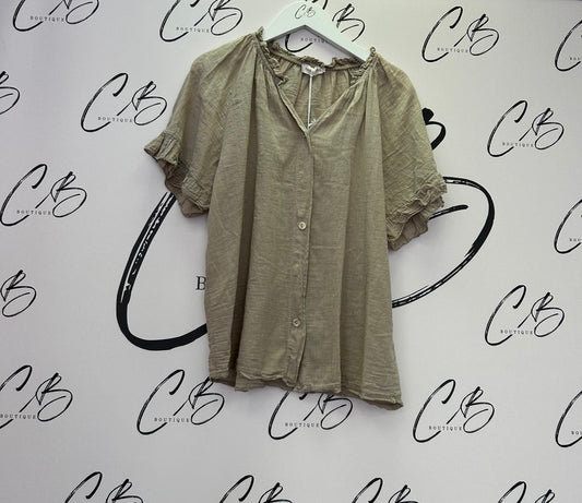 Sand gypsy blouse
