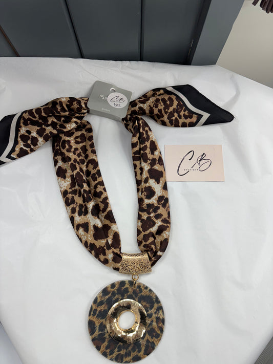 Leopard Tie necklace