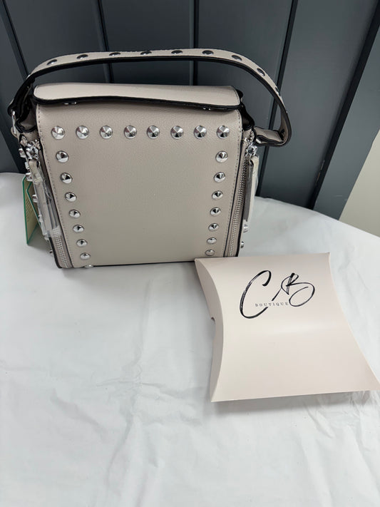 Stone studded hand bag