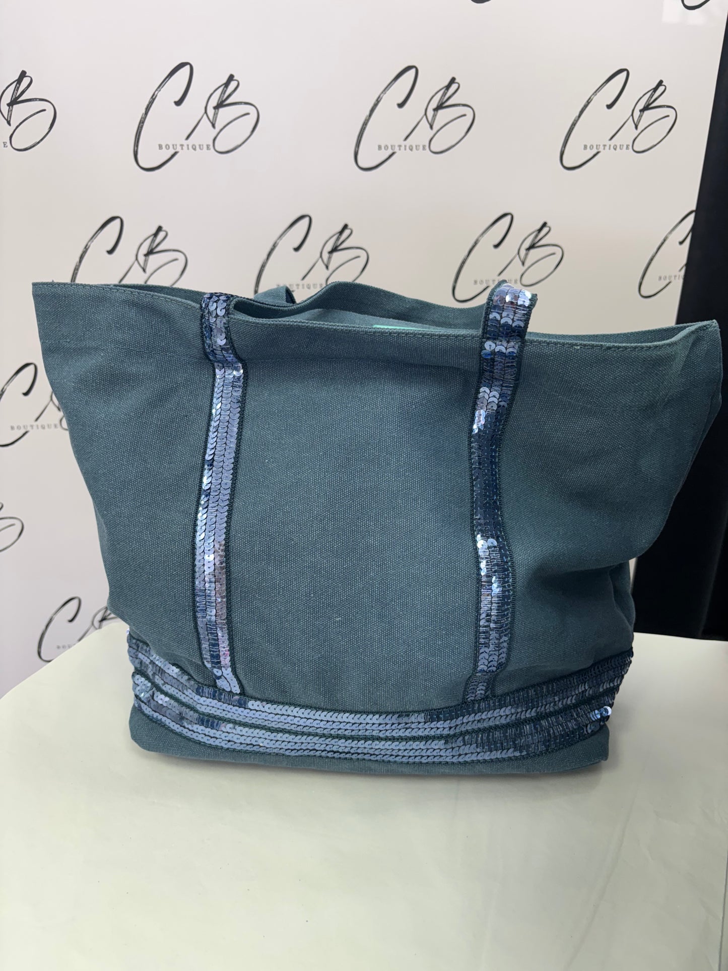 Denim Beach Bag